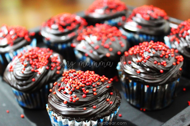 Being Mamma Bear Bake Me India Big Chocolate Cupcakes Kit Review 15