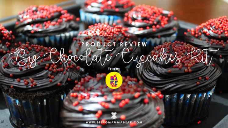 Being Mamma Bear Bake Me India Big Chocolate Cupcakes Kit Review 19