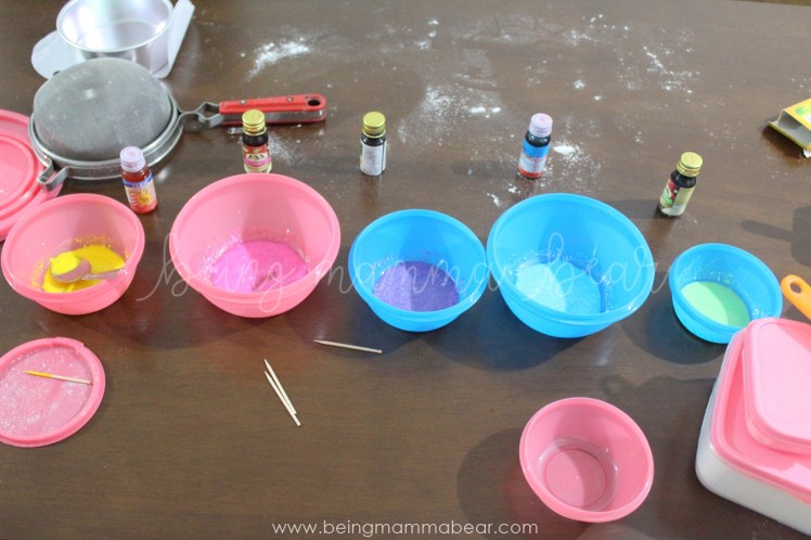 Being Mamma Bear - Unicorn Theme First Birthday Rainbow Cake with Vanilla Buttercream frosting 3