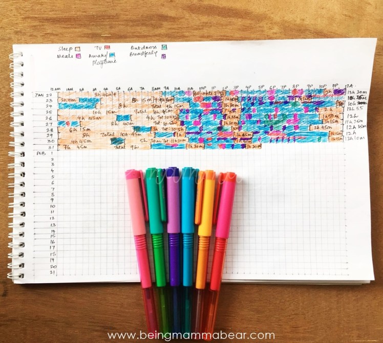 The Week That Was - 2018 Week 4 - Being Mamma Bear 17 BUJO Time Tracker.jpeg