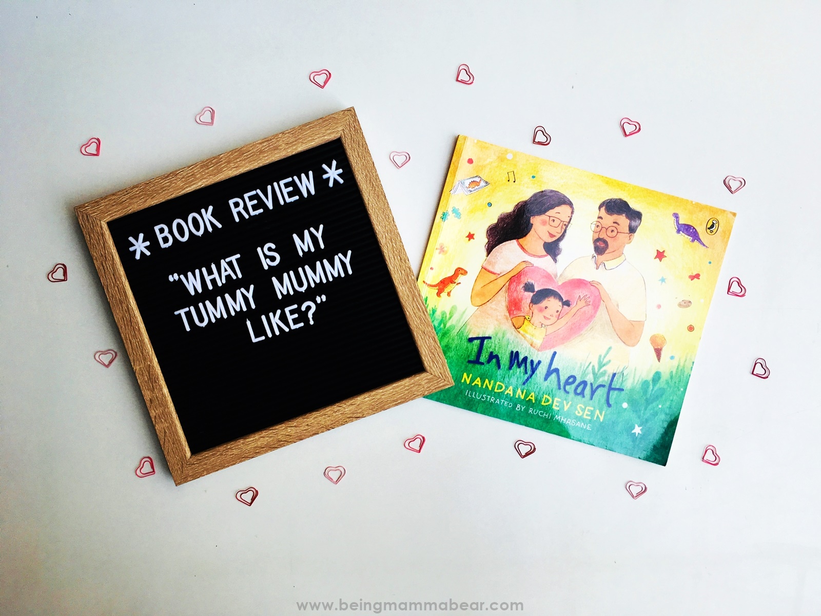 Being Mamma Bear Book Review In My Heart Nandana Dev Sen Ruchi Mhasane Puffin Books Penguin Random House - Featured